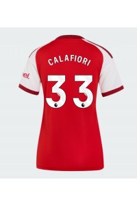 Arsenal Riccardo Calafiori #33 Fotballdrakt Hjemme Klær Dame 2026-27 Korte ermer